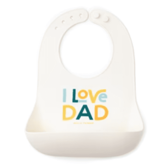 Bella Tunno I Love Dad Wonder Bib - Coconut - hip-kid