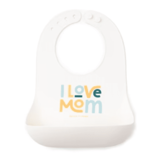 Bella Tunno I Love Mom Wonder Bib - Coconut - hip-kid