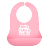 Bella Tunno Lets Take A Selfie Wonder Bib - Pink - hip-kid