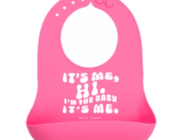 Bella Tunno Its Me Hi Wonder Bib - Pink - hip-kid
