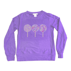 Tweenstyle Swirl Pop Sweater & Short Set - Grape - hip-kid