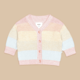 HUXBABY Soft Rainbow Boxi Cardi - hip-kid