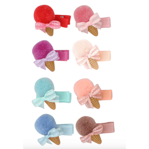 Bows Arts Ice Cream Pom Clip - hip-kid