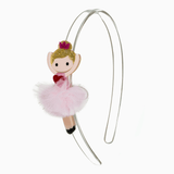 Lilies & Roses Ballerina Heart Headband - Pale Pink - hip-kid