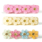 Lilies & Roses - Flowers Satin Hair Clip (Set of 3) - hip-kid