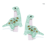 Lilies & Roses - Preciousaurus Pearlized Green Hair Clips - hip-kid