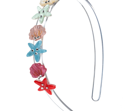 Lilies & Roses Seashell Pearlized Headband - hip-kid