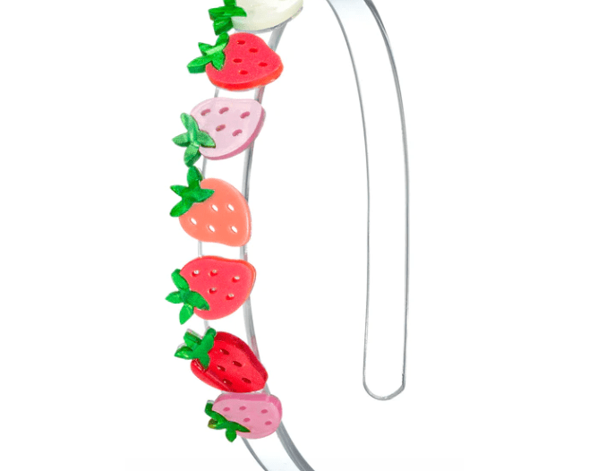 Lilies & Roses Strawberry Pearlized Headband - hip-kid