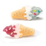 Lilies & Roses - Ice Cream Mint Pink Alligator Clip - hip-kid