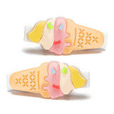 Lilies & Roses Melting Ice Cream Pastel Alligator Clips - hip-kid