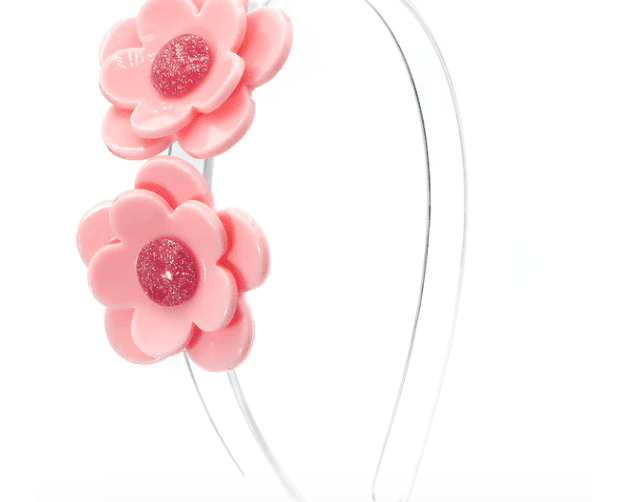 Lilies & Roses Camellia Flower Pink Headband - hip-kid