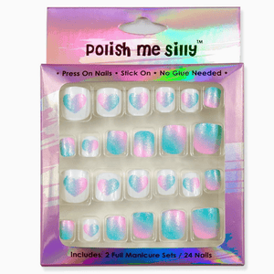 Polish Me Silly Press On Nails - Ombre Hearts - hip-kid