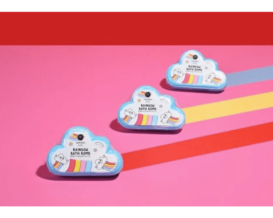 Nailmatic Rainbow Bath Bombs - hip-kid