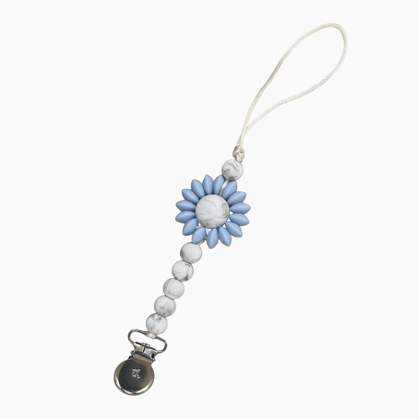 Three Hearts Petite Sunny Pacifier & Toy Clip - hip-kid