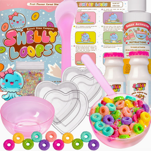 Kawaii Slime Company Shelly Loops Cereal DIY Kit - hip-kid