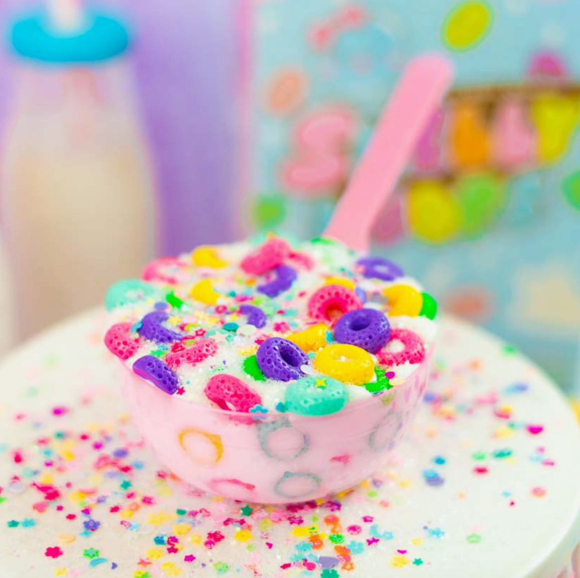 Kawaii Slime Company Shelly Loops Cereal DIY Kit - hip-kid