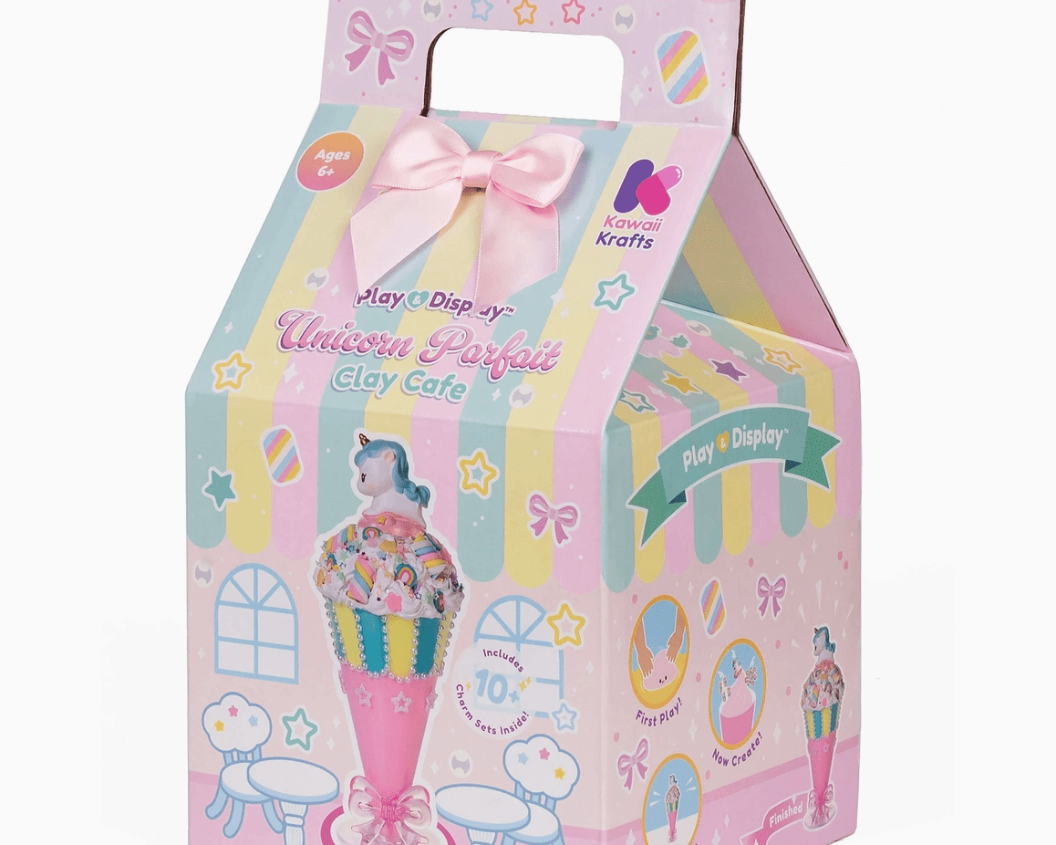 Kawaii Slime Company Play & Display Parfait Clay Cake Kit - hip-kid