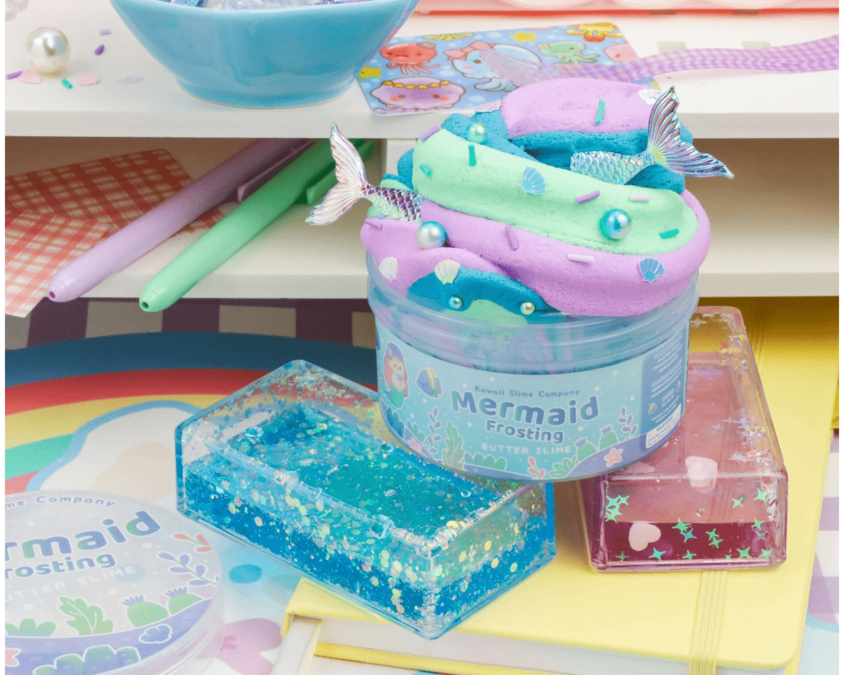 Kawaii Slime Company Mermaid Frosting Butter Slime - hip-kid