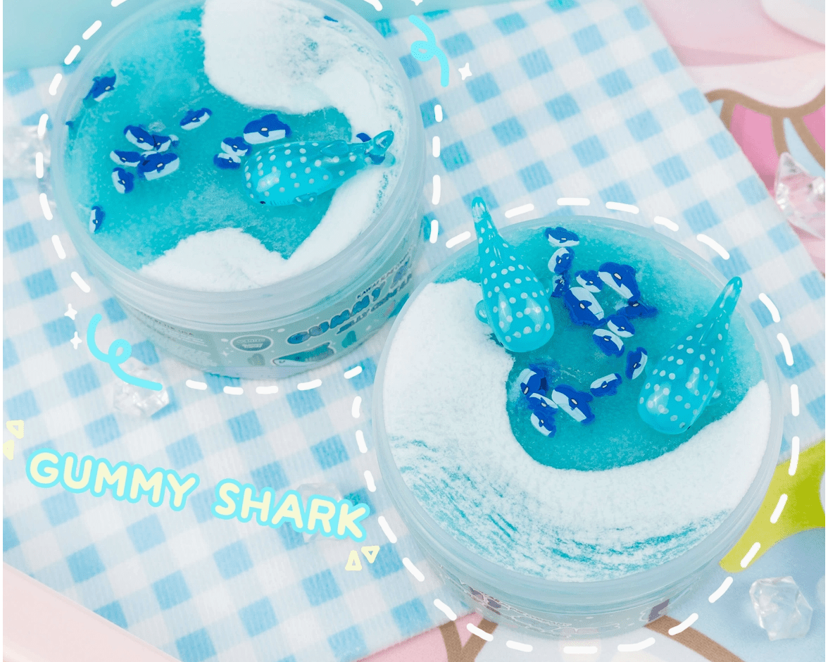 Kawaii Slime Company Gummy Shark Jelly Creme Slime - hip-kid