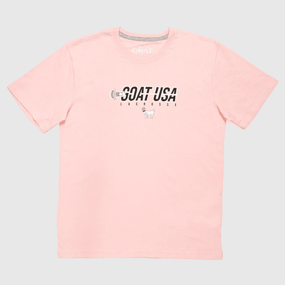 Goat USA Showtime Lacrosse T-Shirt - Pink - hip-kid