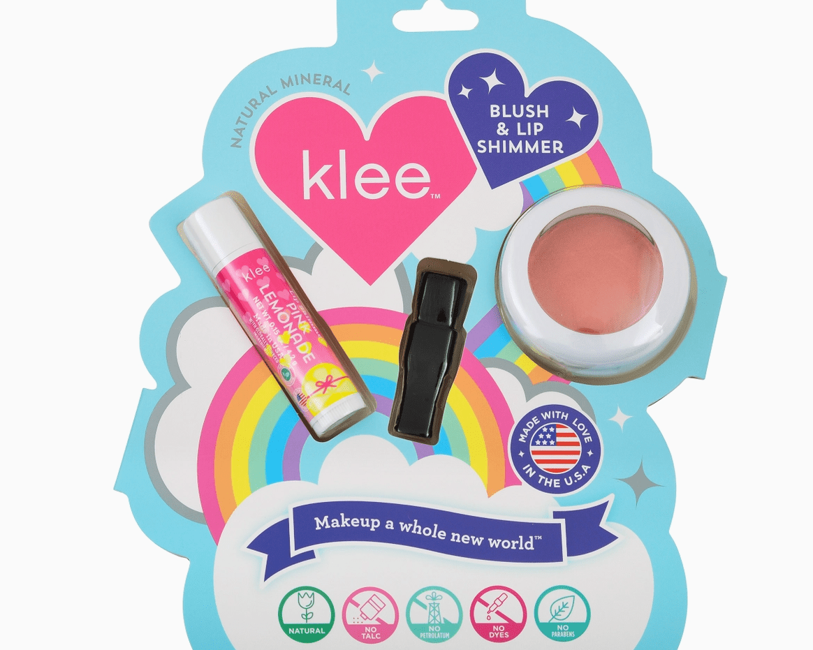 Klee Naturals Cotton Candy Whisper Blush & Lip Shimmer Set - hip-kid