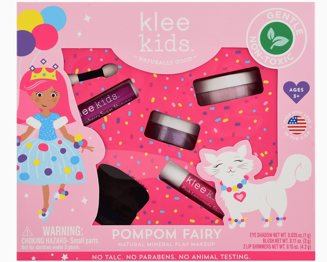 Klee Naturals Pom Pom Fairy Mineral Play Makeup Kit - hip-kid