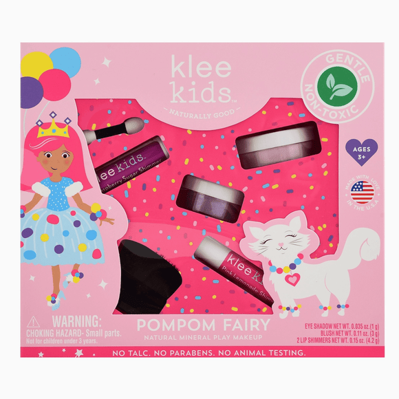 Klee Naturals Pom Pom Fairy Mineral Play Makeup Kit - hip-kid