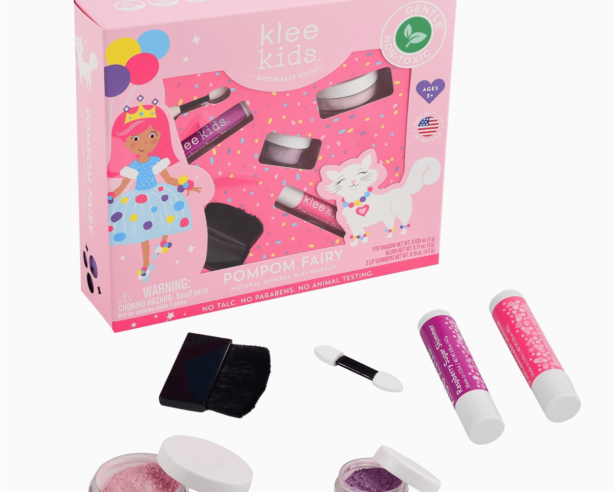 Klee Naturals Pom Pom Fairy Mineral Play Makeup Kit - hip-kid