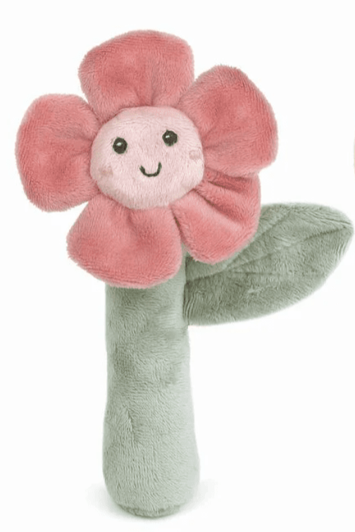 Mon Ami Flower 2-Piece Baby Plush Rattle Set - hip-kid