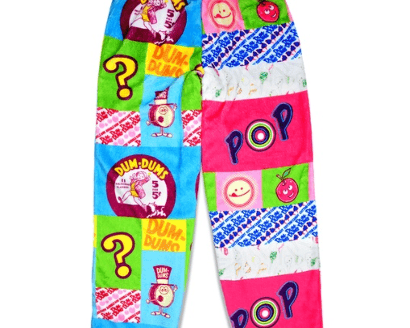 Iscream Dum Dum Patchwork Plush Pants - hip-kid