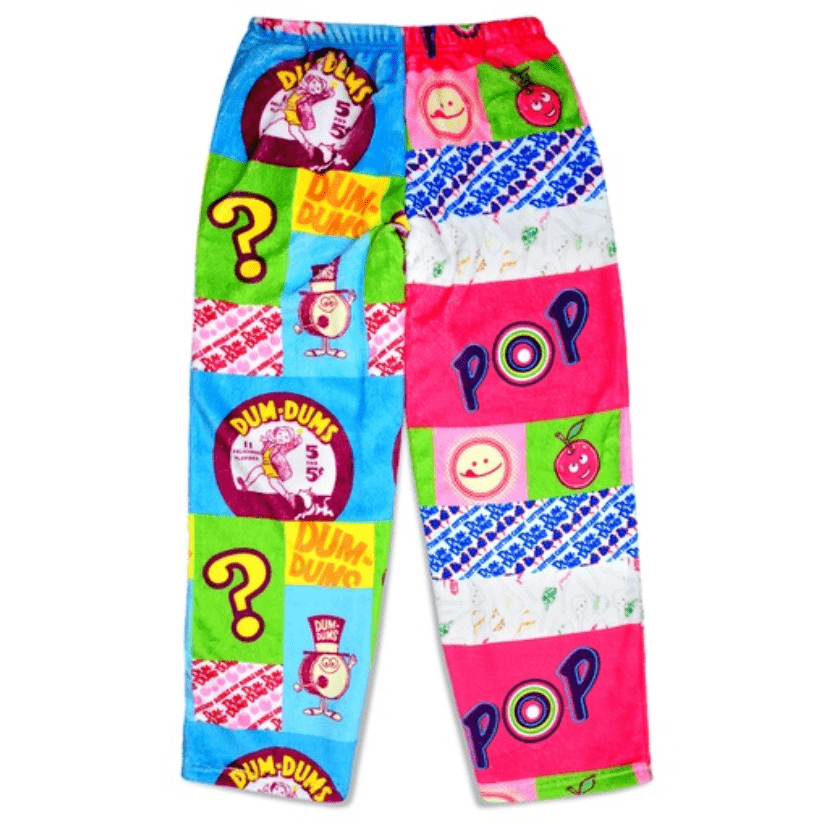 Iscream Dum Dum Patchwork Plush Pants - hip-kid