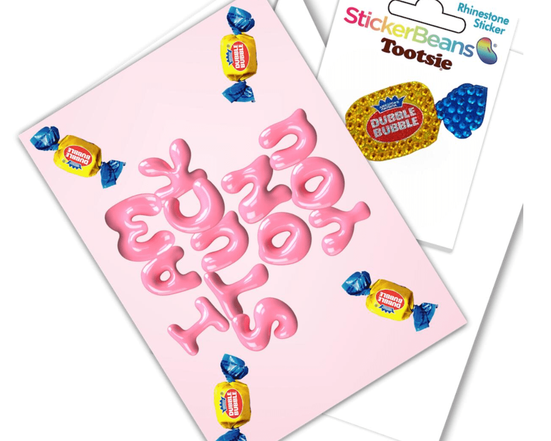 Sticker Beans - I'm Stuck on You Greeting Card w/ Sticker - hip-kid