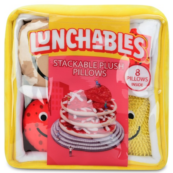 Iscream Lunchables Pizza Packaging Fleece Pillow