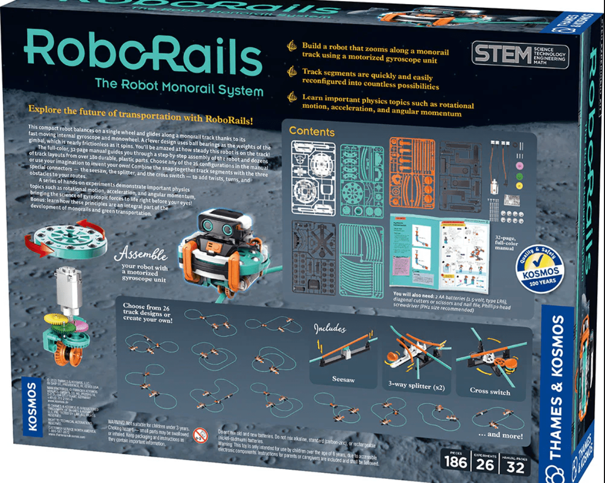 Thames & Kosmos RoboRails: The Robot Monorail - hip-kid