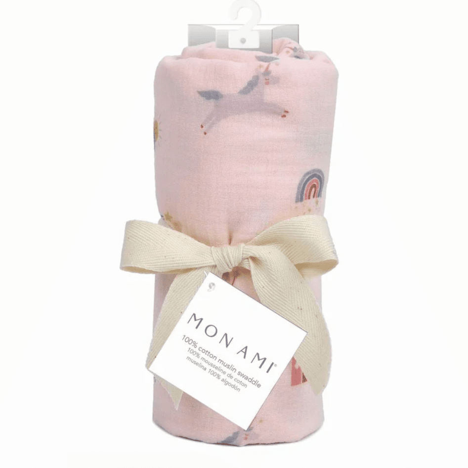 Mon Ami Chateau Magique Muslin Swaddle Blanket - hip-kid