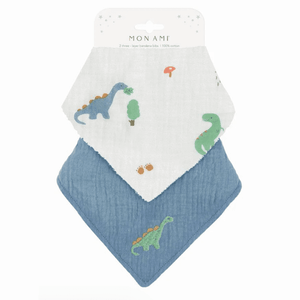 Mon Ami Jurassic 2PC Bib Set - hip-kid