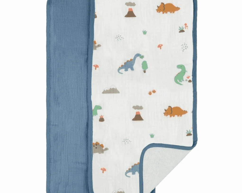Mon Ami Jurassic 2-Piece Burp Cloth Set - hip-kid