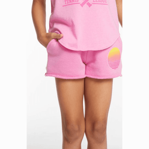 Chaser Sunrise Short - Bubble Gum - hip-kid