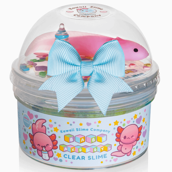 Kawaii Slime Company Baby Axolotl Clear Slime - hip-kid