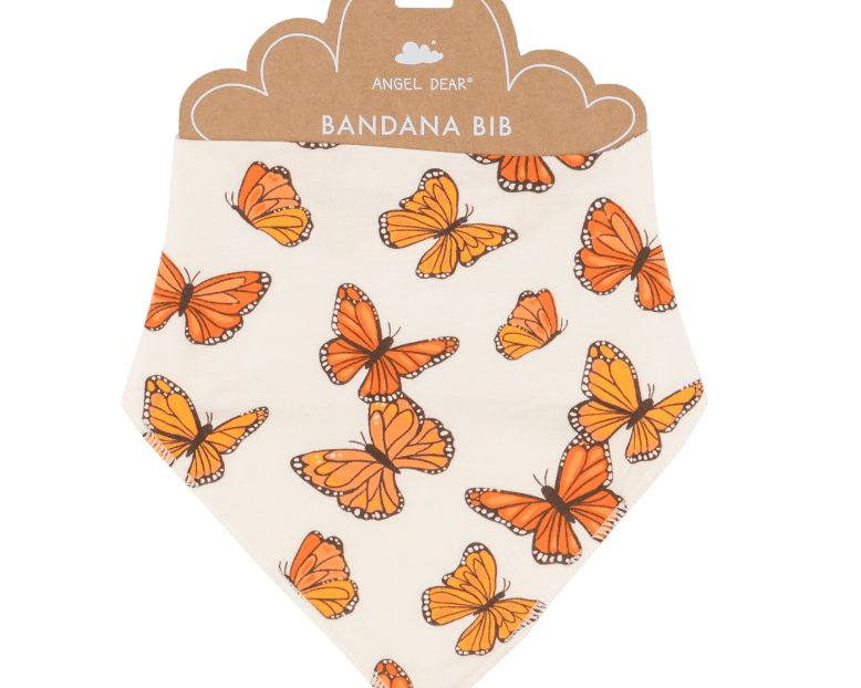 Angel Dear Mariposa Monarca Bandana Bib - hip-kid