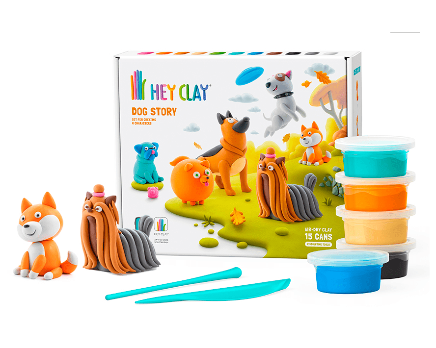 Fatbrain Hey Clay - Dog Story - hip-kid