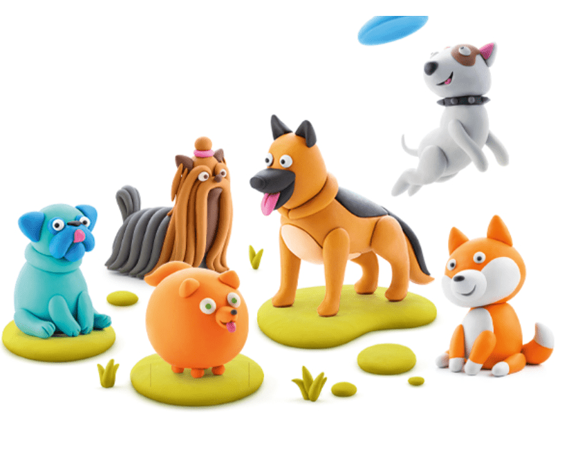 Fatbrain Hey Clay - Dog Story - hip-kid