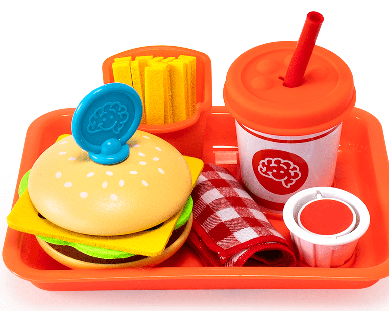Fat Brain Toys Pretendables Burger & Fries - hip-kid