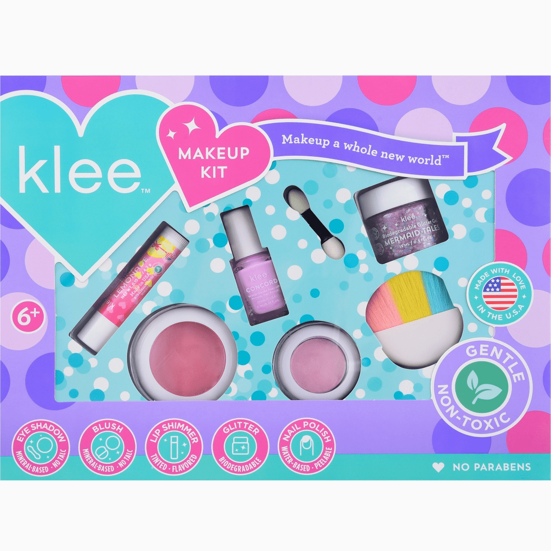 Klee Naturals Sugar Pop Deluxe Makeup Kit - Sweet Lil' Nothings - hip-kid