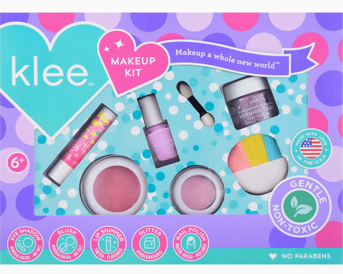 Klee Naturals Sugar Pop Deluxe Makeup Kit - Sweet Lil' Nothings - hip-kid