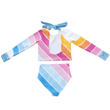 Saint Ida Malibu Rainbow Two Piece L/S - hip-kid