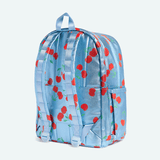 State Bag Kane Kids Large Double Pocket Backpack - Blue Cherries - hip-kid