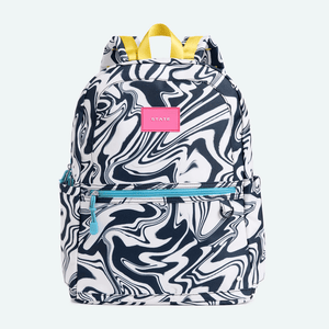 State Bag Kane Kids Large Double Pocket Backpack - Marbled - hip-kid