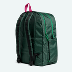 State Bag Kane Kids Large Double Pocket Backpack - Olive Diagonal Zipper - hip-kid