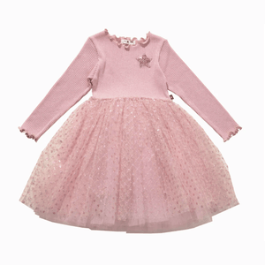 Petite Hailey Spangle Tutu Dress - Purple